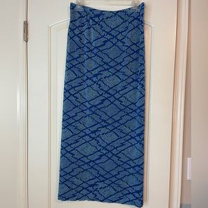 CHACOK blue patterned skirt